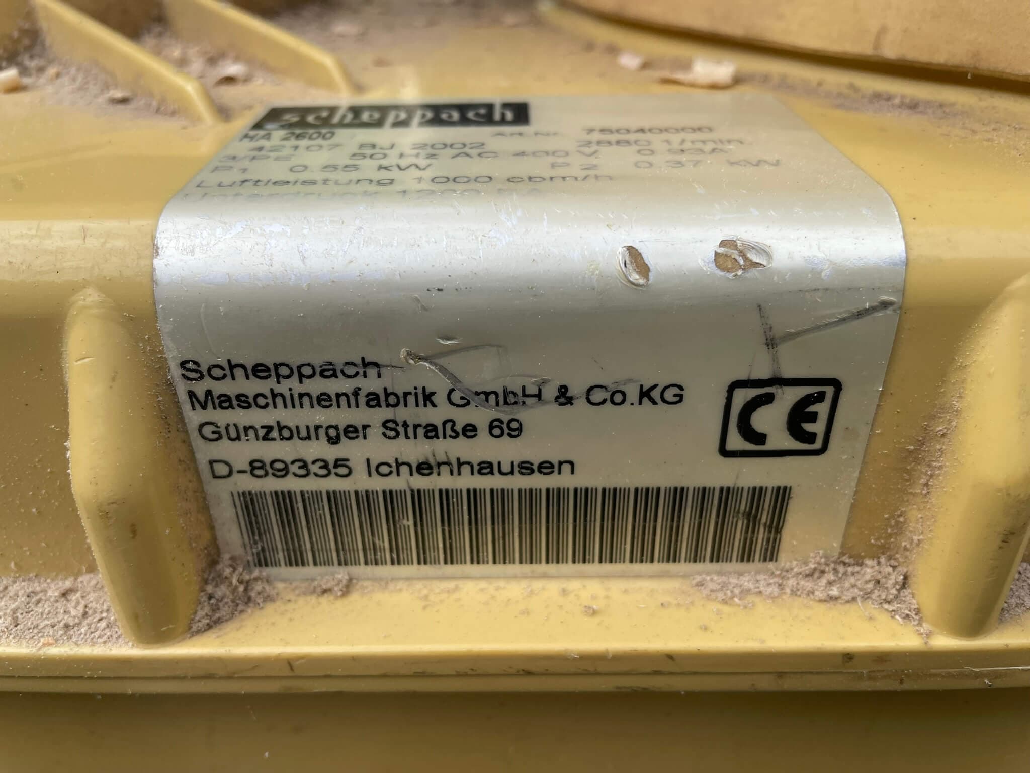 Späneabsaugung