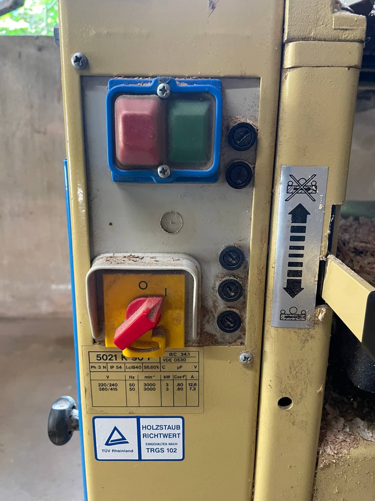 Dickenhobelmaschine
