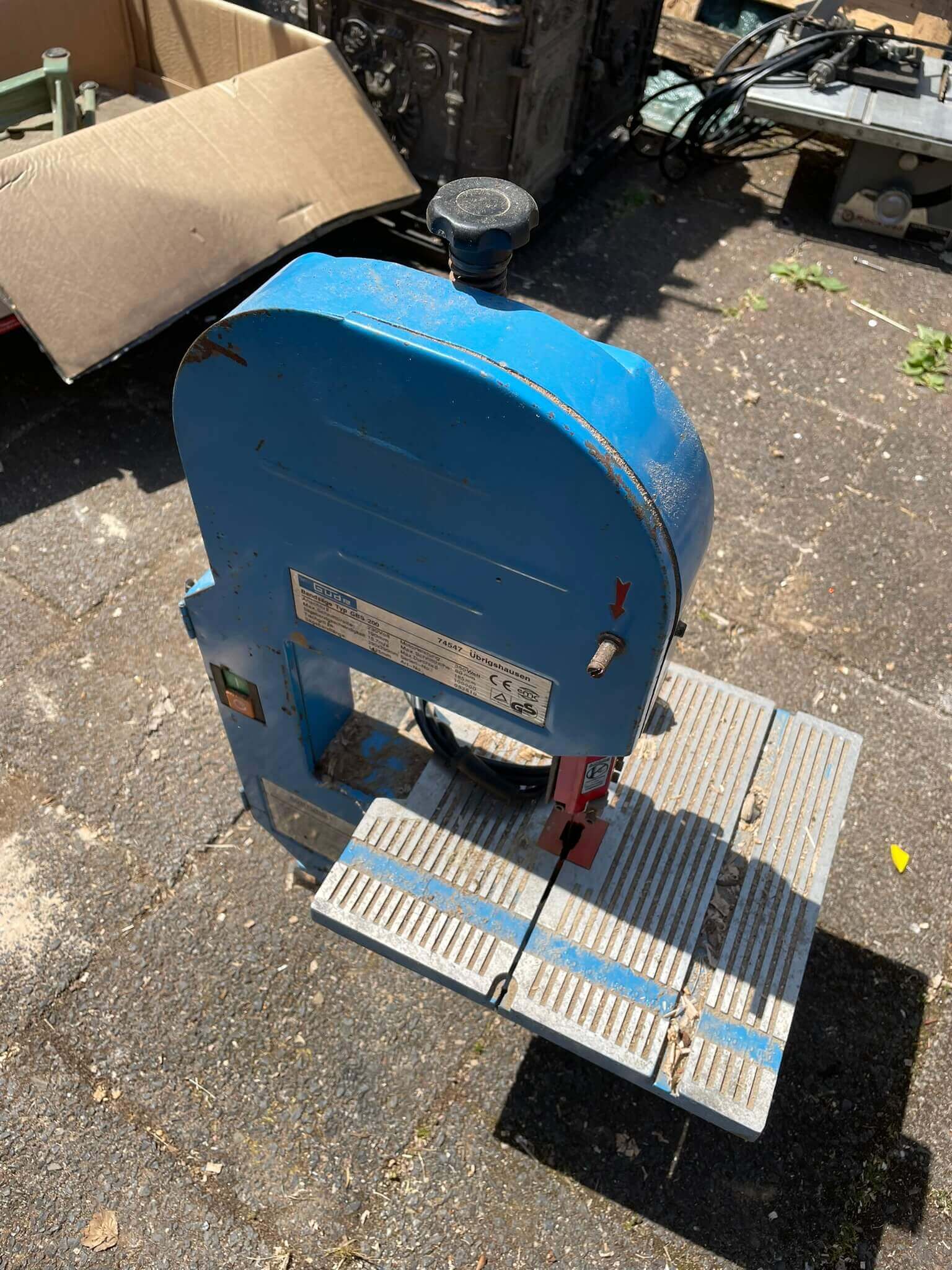 Güde GBS 200 Bandsäge 230V – Tischbandsäge Holz, 350W
