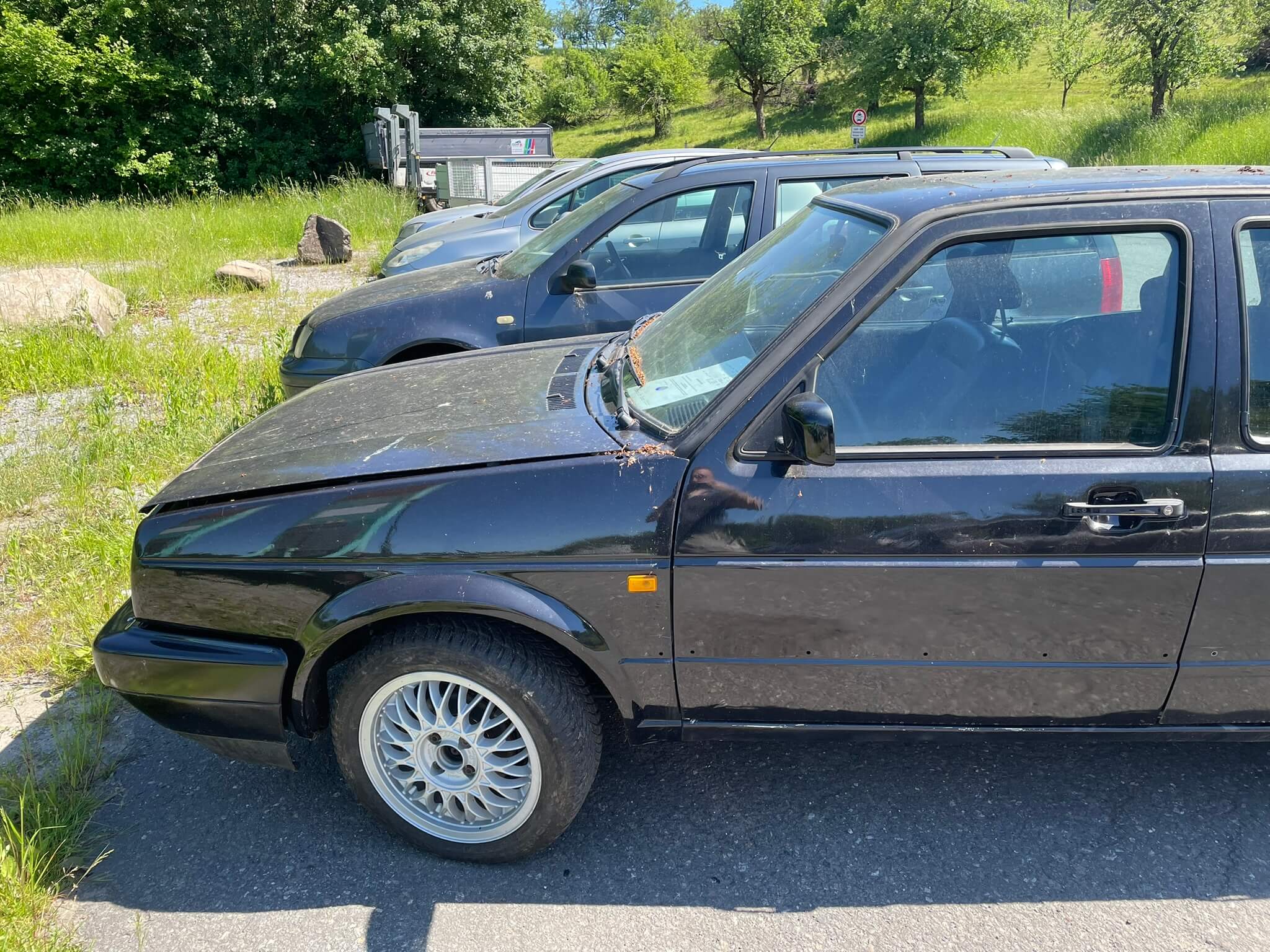 Golf schwarz Festplatz