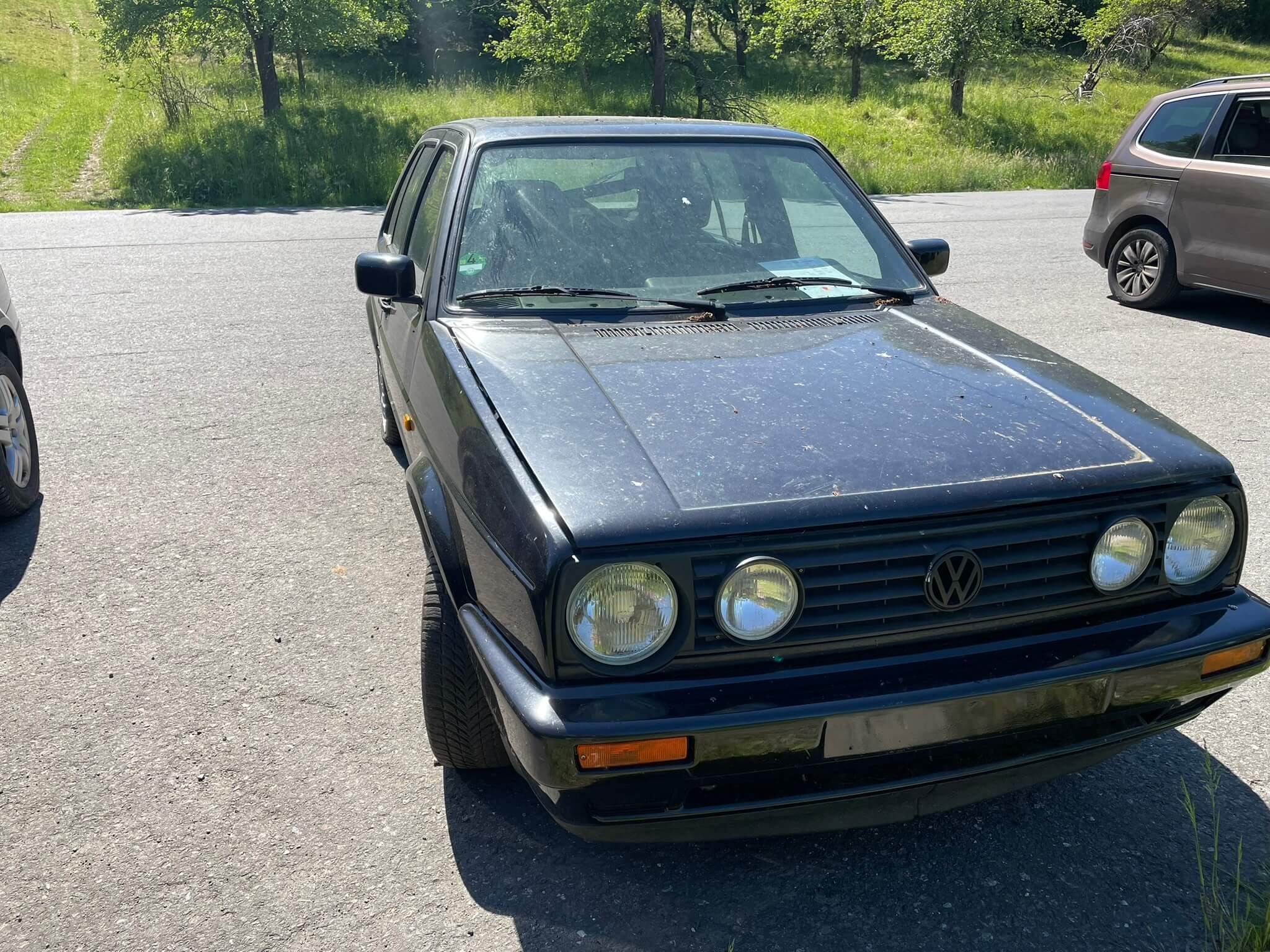 Golf schwarz Festplatz