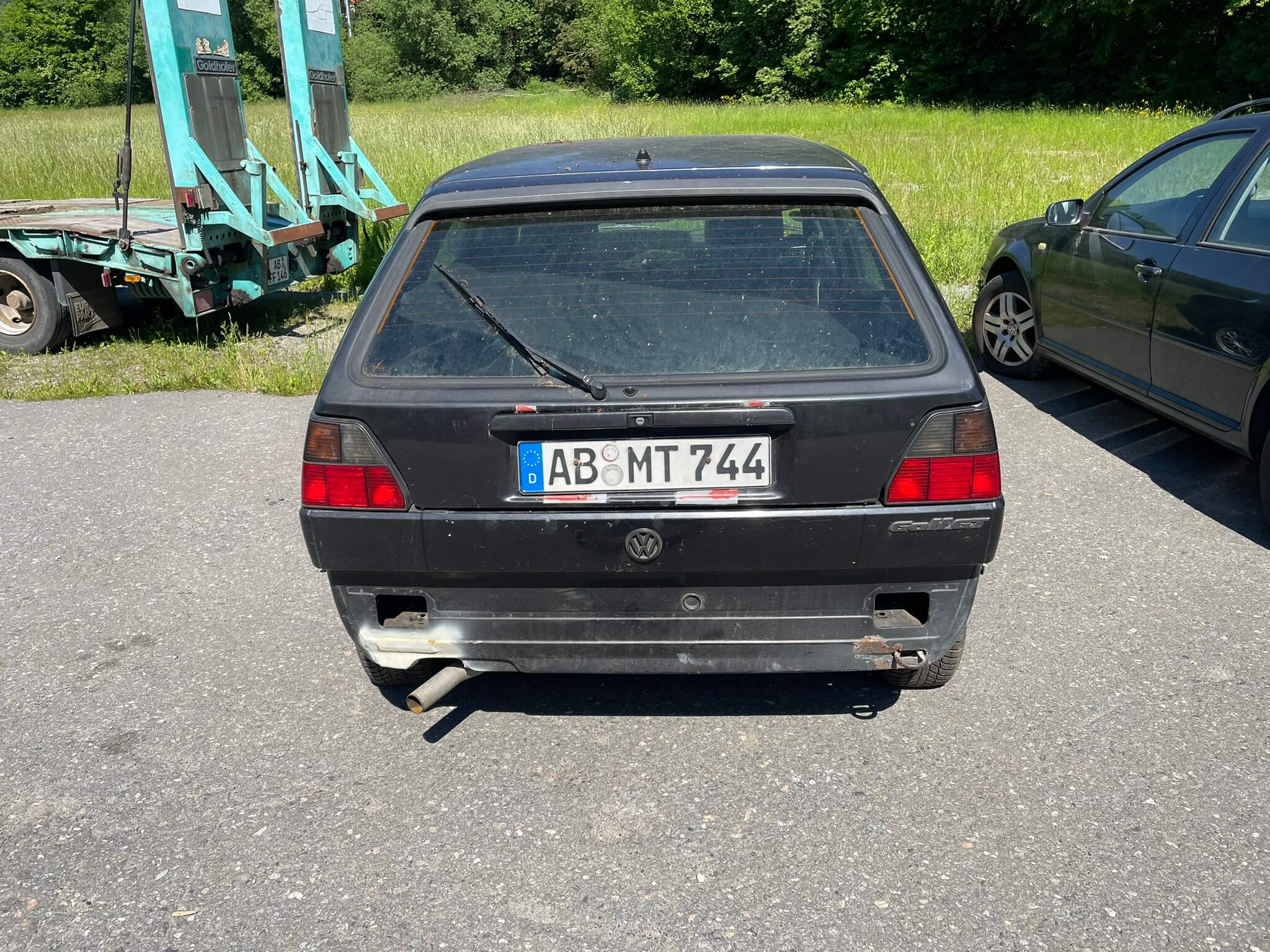 Golf schwarz Festplatz