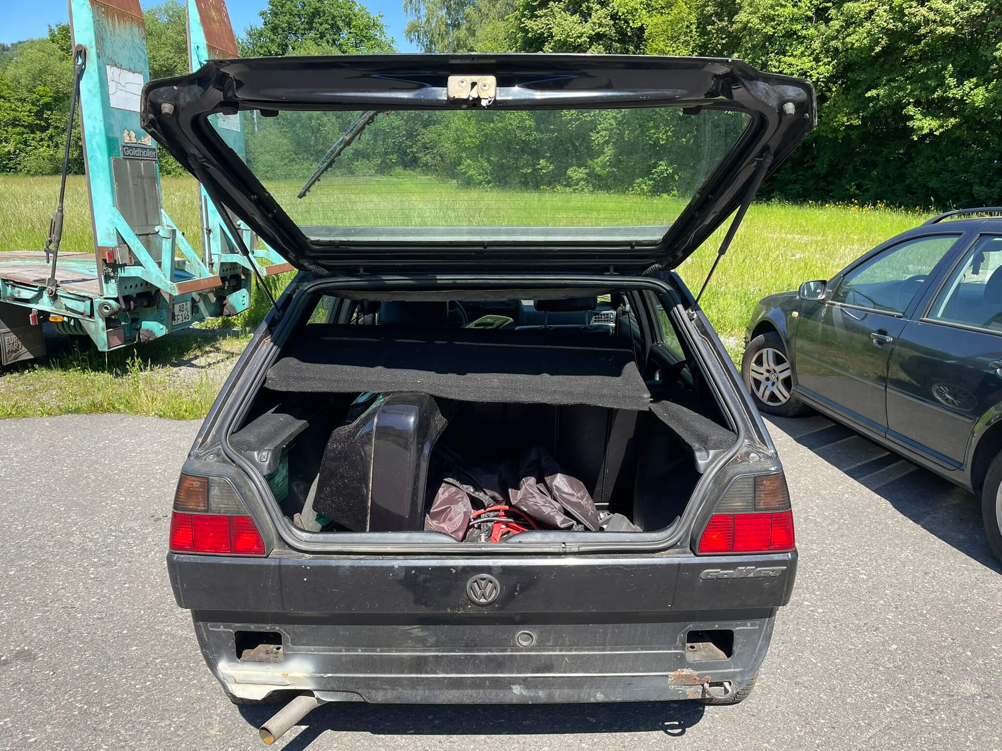 Golf schwarz Festplatz